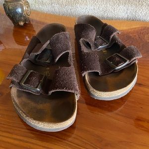 Dark Brown Suede Birkenstock’s